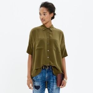 Madewell Silk Courier Shirt